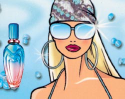 Escadan kesän tuoksu 2004 on Island Kiss. Siinä tuoksuvat mango, passionhedelmä, appelsiini, vaaleat puut ja myski.