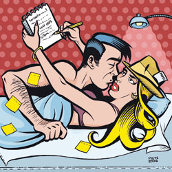 Mikä on vialla, kun työt tulevat makuuhuoneeseenkin asti?