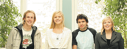 Mikael (teologinen) Hanna (kauppakorkea tai oikeustieteellinen), Alexander (kauppakorkea ja oikeustieteellinen) ja Maisa (oikeustieteellinen).