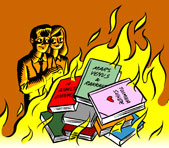 No niin Elsa, järjestetäänpä pienet kirjaroviot.