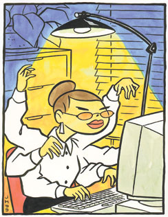 “Vedä sinä kätees, senkin urpo runkkari.”