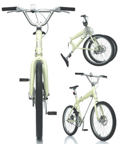 Puman pyörä taipuu, loistaa ja maksaa 1100 euroa. Sen saa Puman verkkokaupasta (www.puma.com).