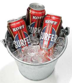 Surfer-olut on Koffin kesäuutuus.