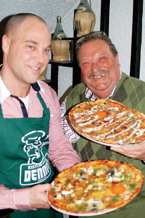 Dennis lahjoittaa jokaisesta kulttuurimenuannoksesta tai pizzasta 50 senttiä sairaalaklovneille.