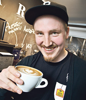 Pipisellä on MM-kisoissa tehtävää omaa kahvia varten 600 kiloa kahvipapuja.