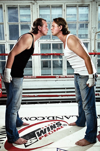 Tuomas kuvattiin Helsingin Ju-Jutsuklubilla Kaapelitehtaalla. Hän ei kuvannut itseään.