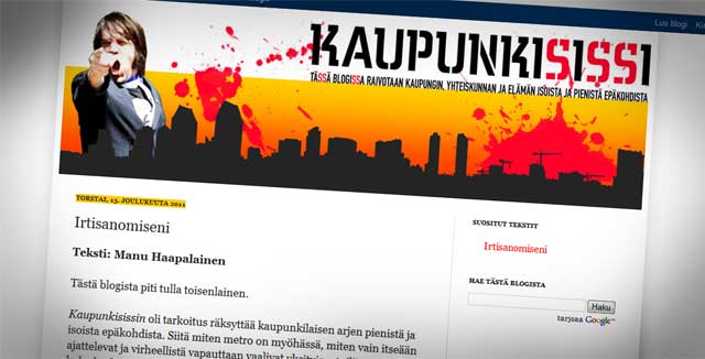 Kaupunkisissi-blogin piti räksyttää arjen pienistä ja isoista epäkohdista. Ensimmäisestä kirjoituksesta tuli kirjoittajansa tilitys irtisanoutumisestaan.