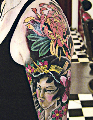 Suuri japanilaistyylinen kuva.