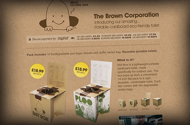 Kuvakaappaus The Brown Corporationin sivuilta.