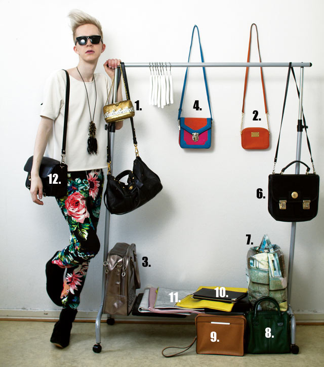 Teemu Bling rakastaa clutch-laukkuja eli litteitä portfolio- ja kirjekuorilaukkuja, eikä lähde juhlimaan ilman sellaista.