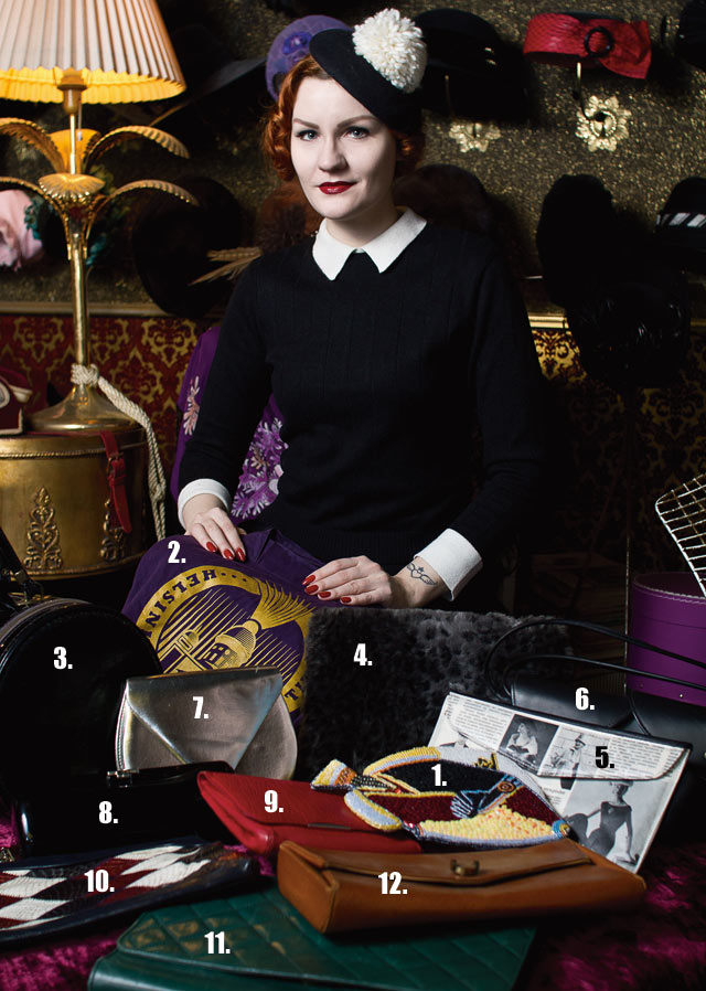 Fiona Timantti ei välitä, onko laukku jotain tiettyä merkkiä,  jos se vain on mielenkiintoisen näköinen.