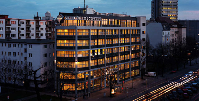 Myös Berliinistä löytyy skientologien kirkko.