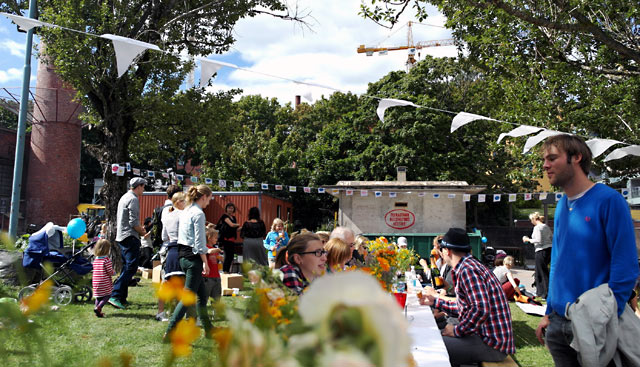 Tunnelmia Teurastamon elokuiselta piknikiltä.