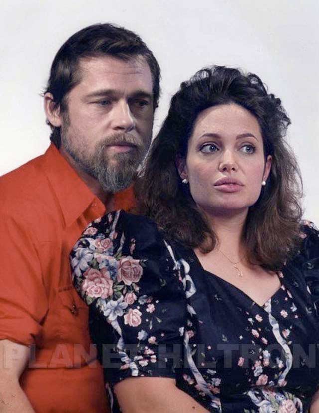 Brad Pitt ja Angelina Jolie.