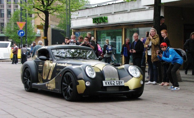 Hieman erikoisempaa kalustoa tämä Morgan.