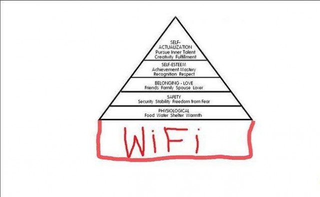 Uusi Maslown tarvehierarkia. By Marko Parkkinen joka oli saanut kuvan Marilta ja minähän rippasin tämän suoraan tänne lupaa kysymättä.
