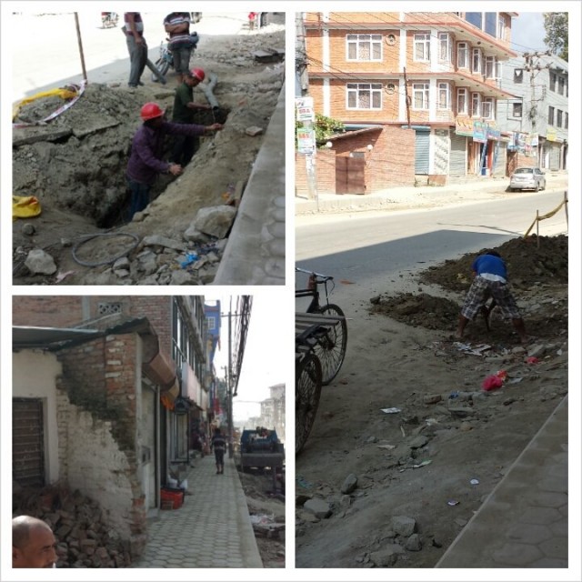 Kathmandussa taloja lyhennettiin 3metriä.