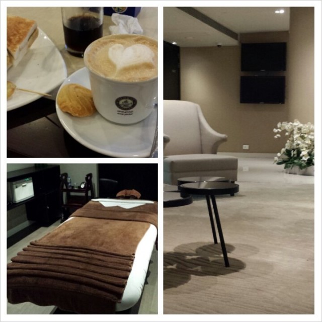 Delhin lentokentällä löytyy laadukas hieronta ainakin Eaton hotellilta.