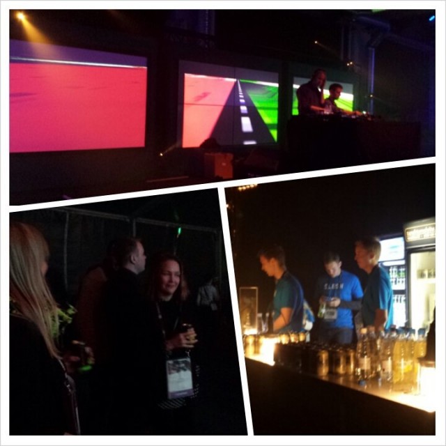 Many DJs. Happy people.  Kaapelitehdas full of partypeople.