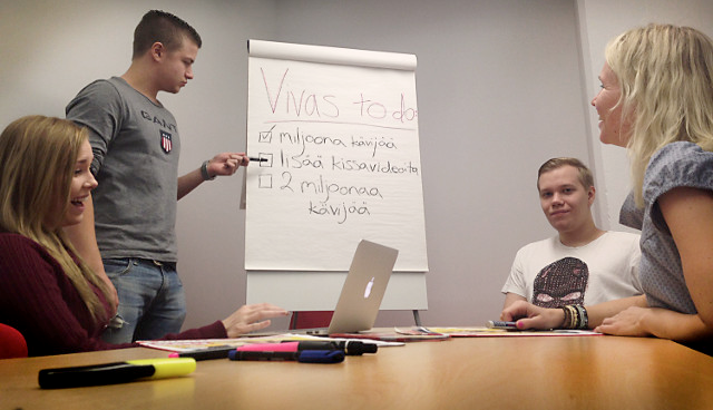 Aiomme tehdä Vivasista globaalin ilmiön. Tässä meidän TODO-lista.