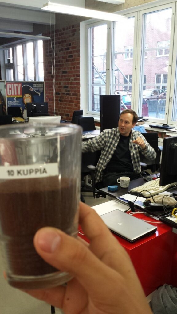 Tuomas toi idean meille töihin. Hän oli oppinut sen suurtalouskokeilta. Sama idea, eri kontekstissa on innovaatio.