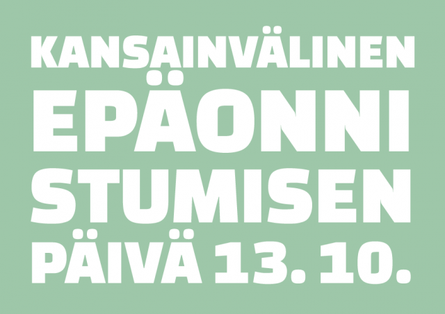 13.10 on kansainvälinen epäonnistumisen päivä.