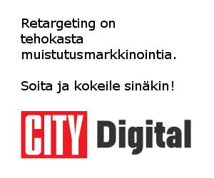 Retargeting on tehokasta muistutusmarkkinointia. Tässä esimerkkimainos retargeting -esittelyä varten.