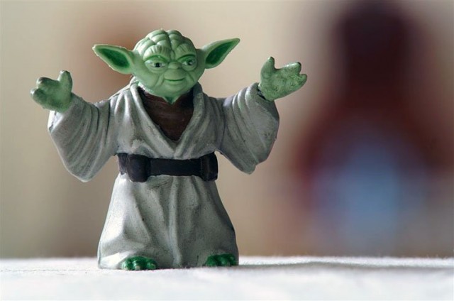 Do or do not. There is no try - Yoda. Kuva Flickr / Barron (CC by ND)