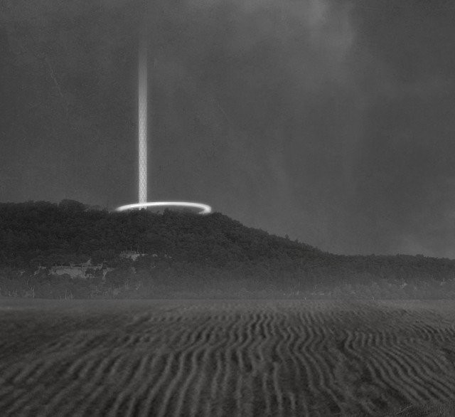 Tämän ehdotuksen visualisoinnissa on avaruusajan meininki.