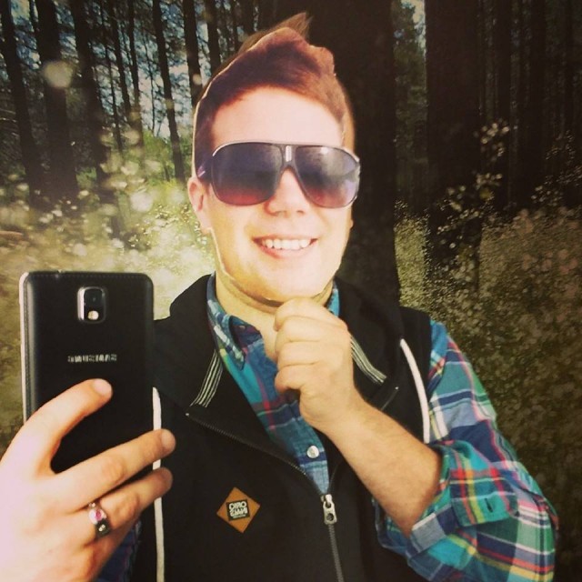 Selfie Ilkka O. Lavas metsässä