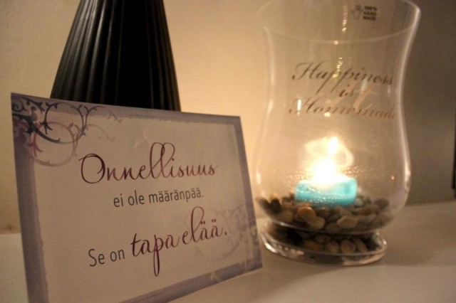 Onnellisuus on elämäntapa.