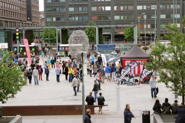 Pilvinen sää ei haitannut Helsinki Street Festivalia.