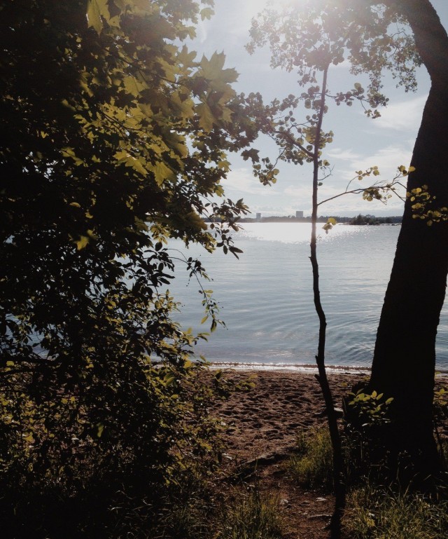 Uimaranta on piilossa, mutta lähellä kaikkea.