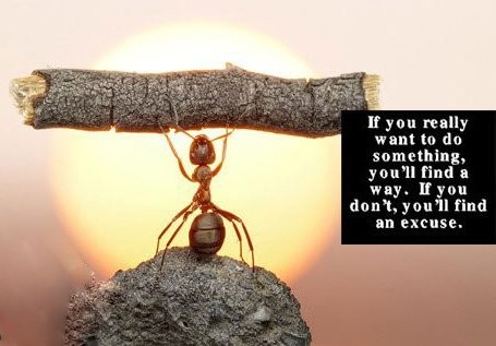 When there's a will, there's a way.