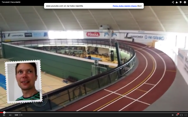 Vierumäellä on paljon ulkotekemistä ja myös sisätekemistä.