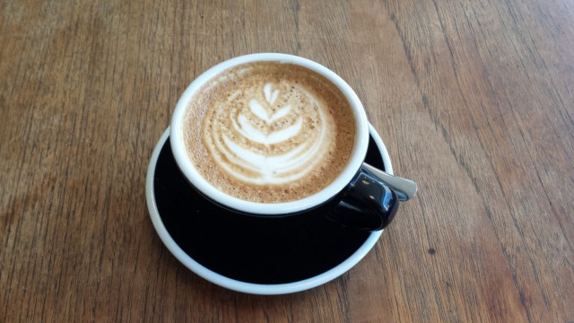 Latte. Herkullista. Hyvää.