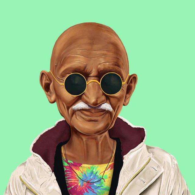 Mahatma Gandhi.