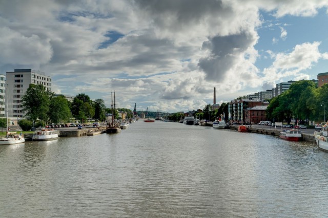 Turku, kaunis kesäkaupunki. Niin kuin muutkin kaupungit Suomessa.
