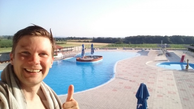 Hotellissamme Guest House Baikal oli kiva uima-allas.