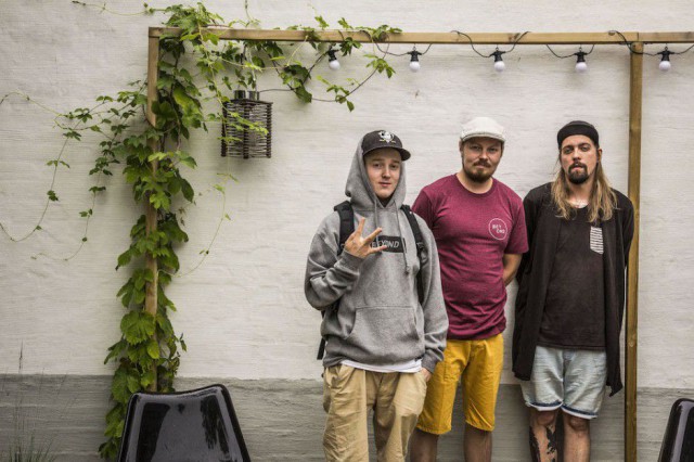 Ville Lyttä (vas.), Ossi Valpio ja Joni Vanhanen.