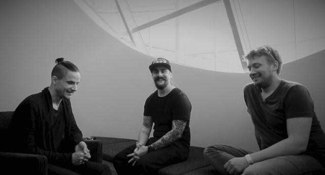 DJ Orkidea (vas.), VJ Tommi Mustaniemi ja valosuunnittelija Aki Dubatscheff.