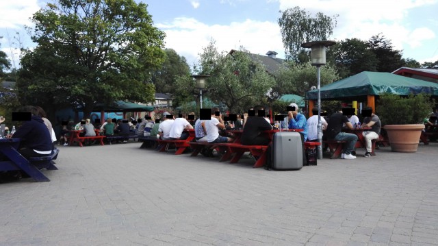 Ihmisiä kahvilassa, Christiania, Kööpenhamina