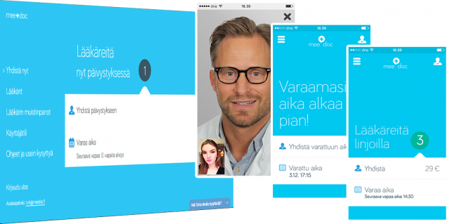 Digitalisaatio on mahdollisuus parantaa kuluttajan kokemusta. Meedoc lääkäri tulee kotikäynnille Ipadin kautta.