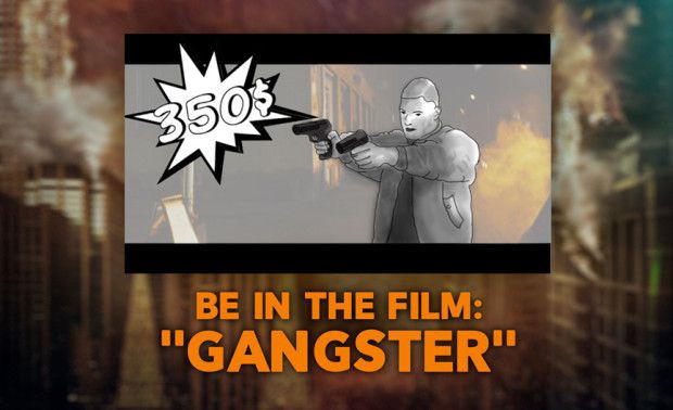 Gangsteriksi 30 dollarilla Volume -elokuvaan. Harvinainen mahdollisuus maailmanluokan elokuvassa.