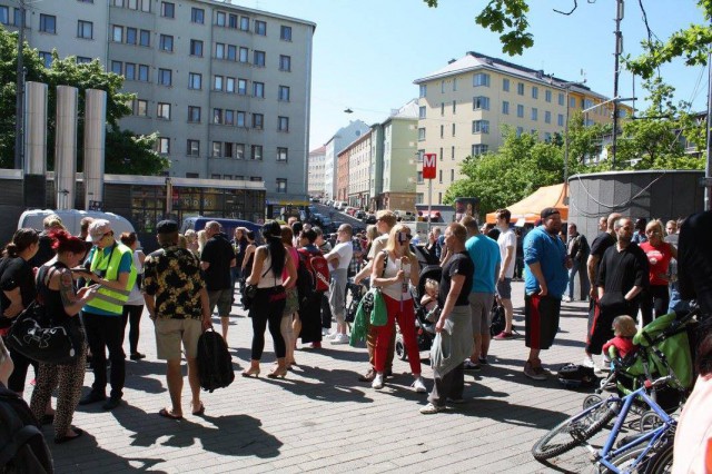 Toukokuussa Vaasanpuistikko keräsi kiinnostuneita ihmisiä Siististi siviiliin! -vankimessuille.