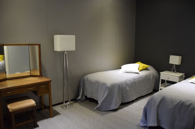 Kahden hengen yksityishuone.