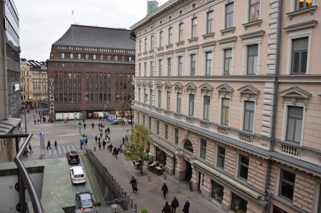 Näkymä Kalevankadulle.