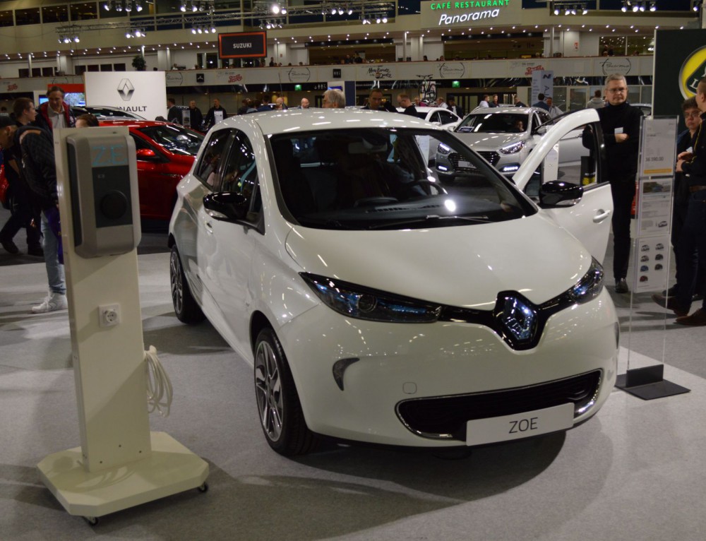 Renault Zoe -täyssähköauto.
