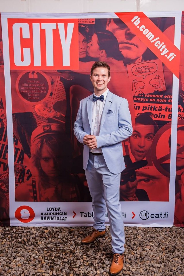 City Digital konsernin toimitusjohtaja Ilkka O. Lavas City-lehden 30 vuotis juhlissa 2016