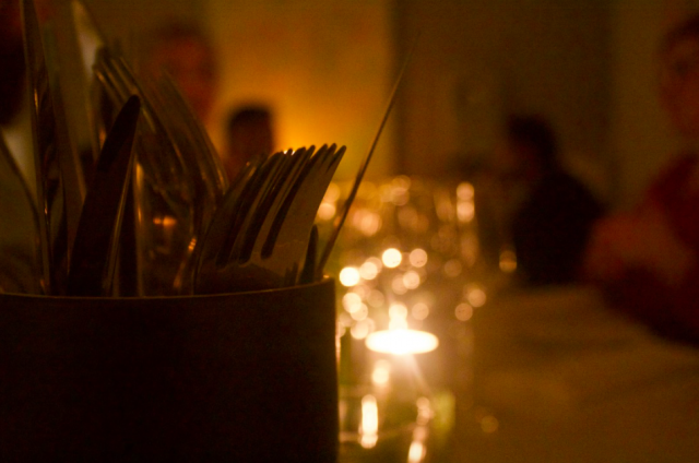 Ruokasalissa oli lämmin tunnelma.